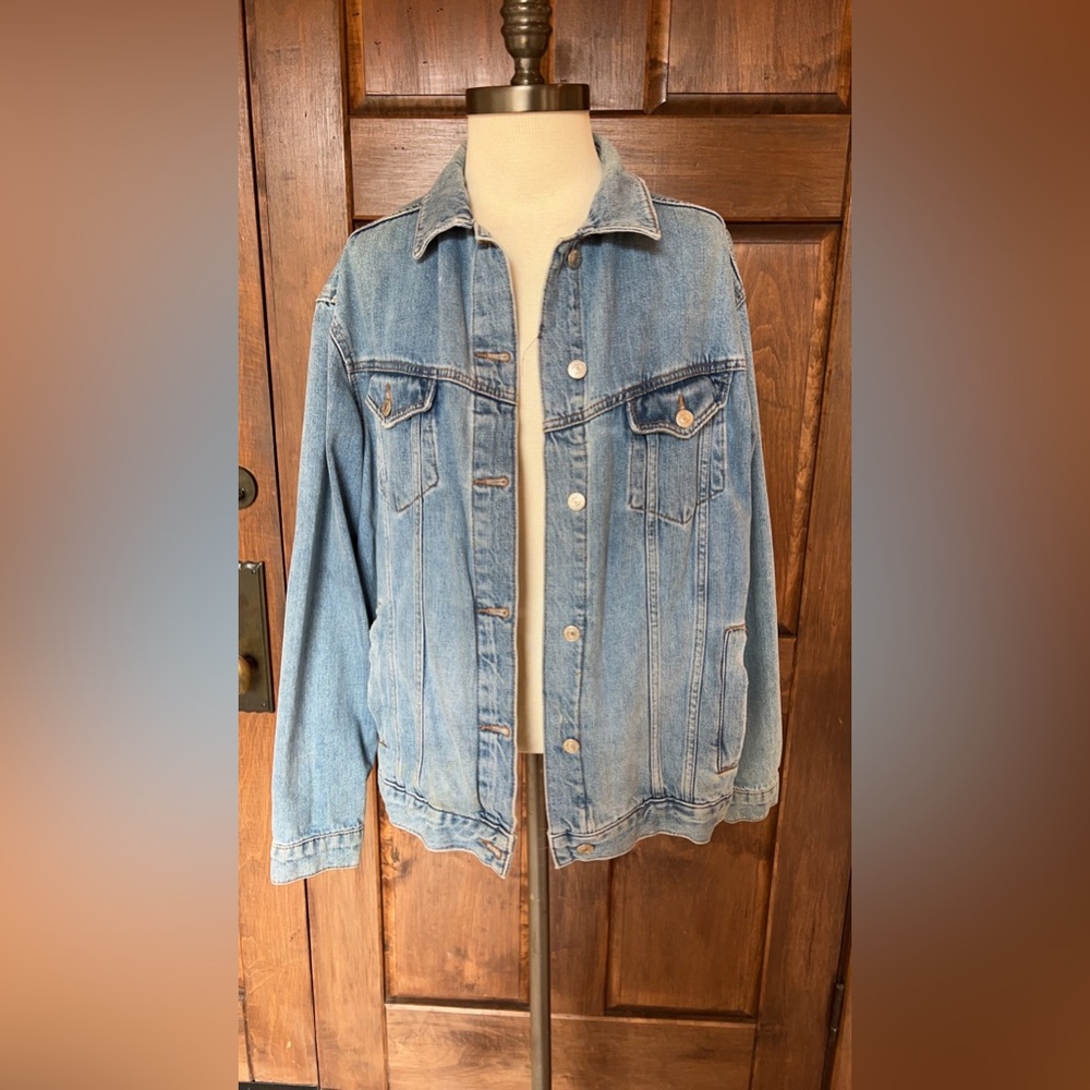 Top shop oversized vintage jean jacket